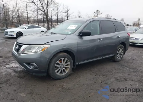 2016 Nissan Pathfinder S из США, поврежденный, VIN 5N1AR2MM5GC633357